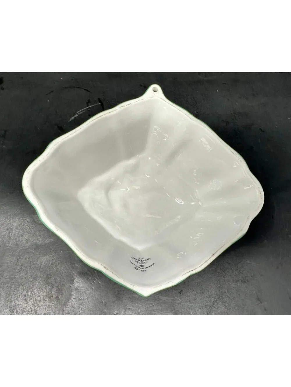 LE CORDON BLEU LAMB Butterflies Porcelain Mould Wall Decor Franklin Mint